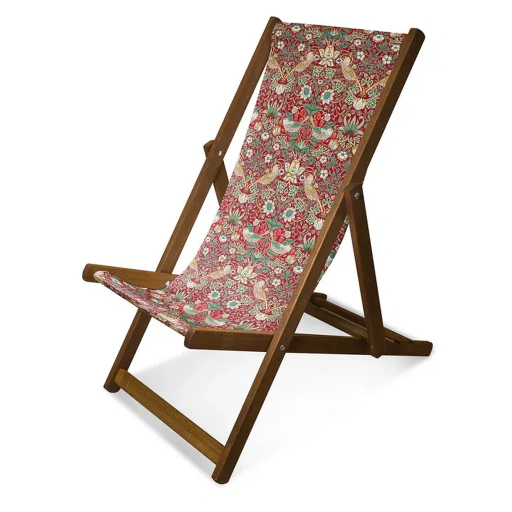 Fluktstol | William Morris design-Fluktstoler stoff-Southsea Deckchairs-WJN21124-Kvalitetstid AS