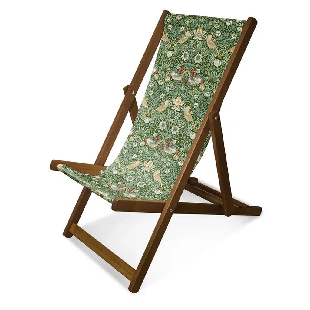 Fluktstol | William Morris design-Fluktstoler stoff-Southsea Deckchairs-WJN21124-Kvalitetstid AS