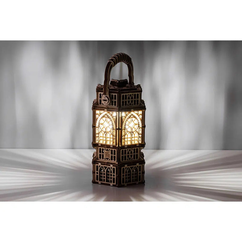 Antikk lanterne | Antique Lantern-Byggesett - mekaniske-Wood Trick-Kvalitetstid AS