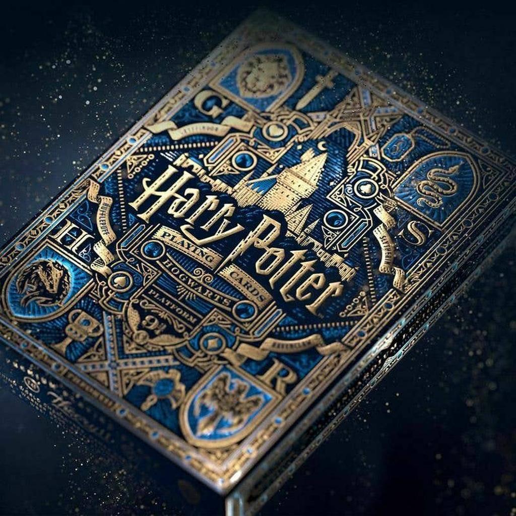 Harry Potter Ravenclaw Blå Theory11 Spillkort Premium-Kortstokker-Cardshouse-Kvalitetstid AS