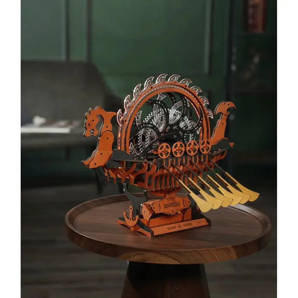 Viking Drageskip | Viking Dragon Ship-Robotime-Kvalitetstid AS