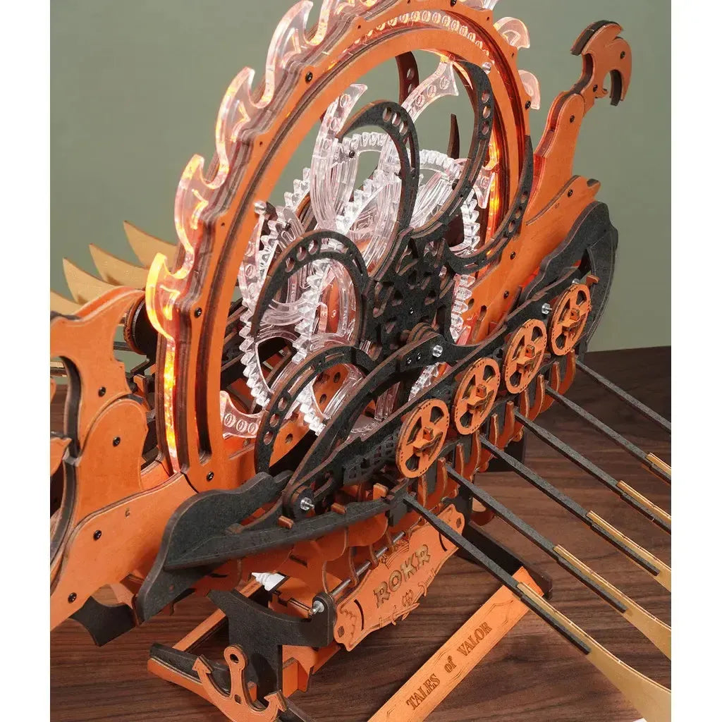 Viking Drageskip | Viking Dragon Ship-Robotime-Kvalitetstid AS