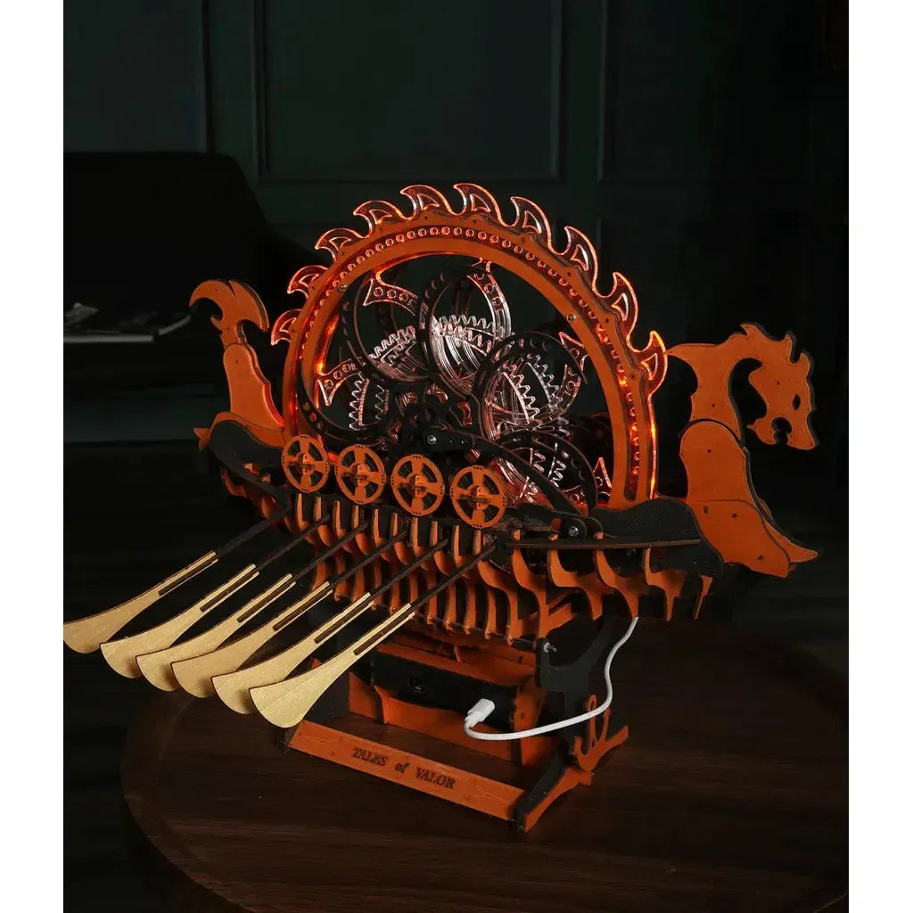 Viking Drageskip | Viking Dragon Ship-Robotime-Kvalitetstid AS