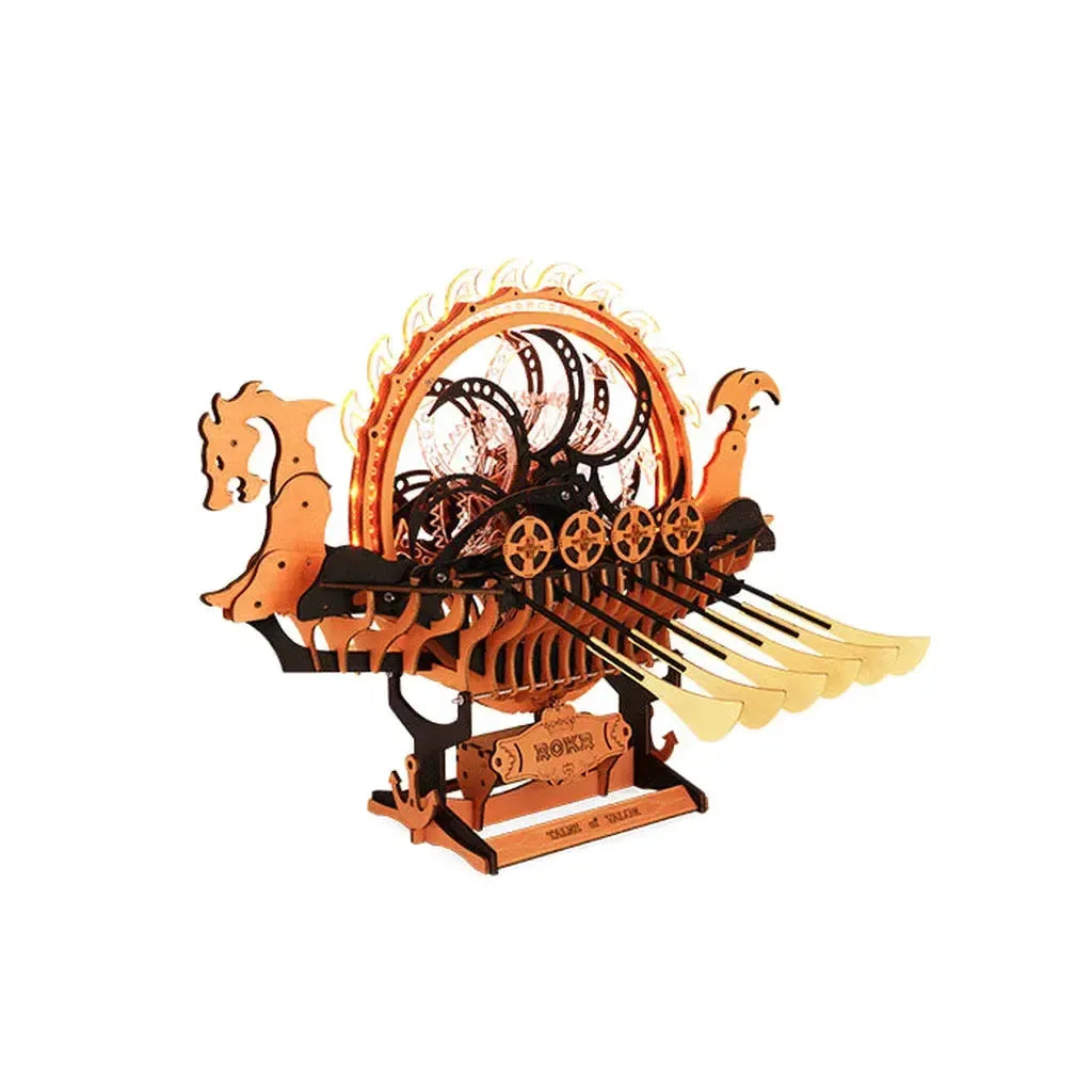 Viking Drageskip | Viking Dragon Ship-Robotime-Kvalitetstid AS