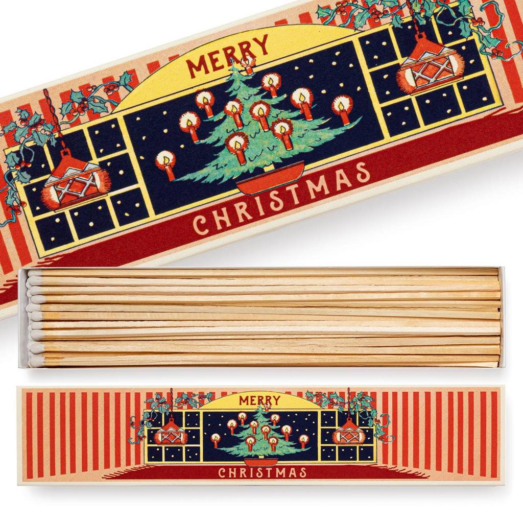Lang Fyrstikkeske Med Julemotiv For Hjemmet Sikkerhetsfyrstikker Med Julestemning-Archivist Gallery | Europe-Kvalitetstid AS