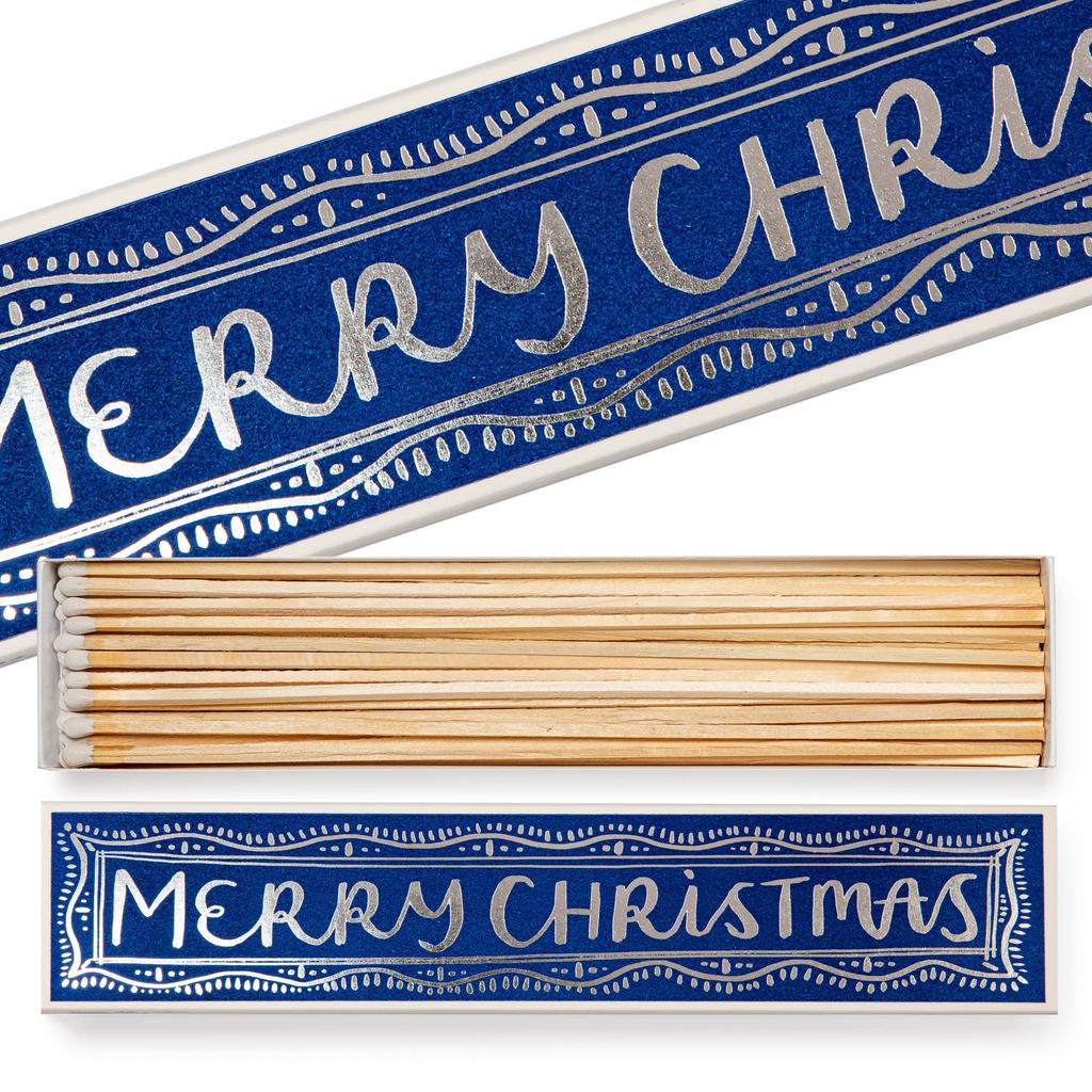 Lang Fyrstikker Med Sølvfolie Merry Christmas Design Festlig Julegave Premium Sikkerhetsfyrstikker-Archivist Gallery | Europe-Kvalitetstid AS