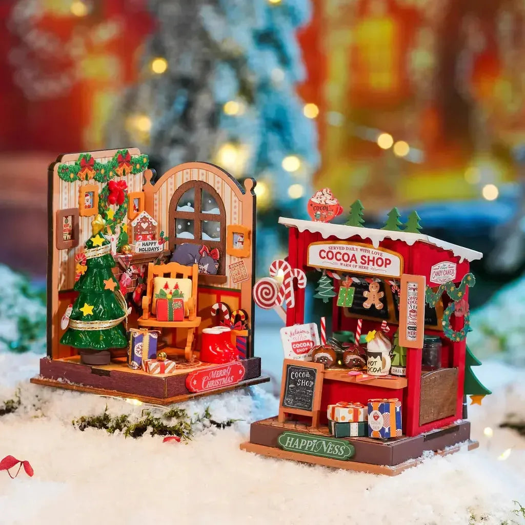 Jul ved Peisen | Christmas Fireplace-Robotime-Kvalitetstid AS