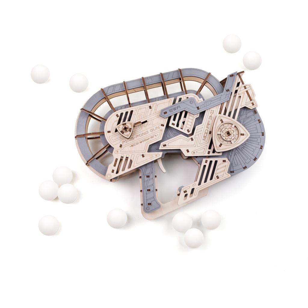 Ping-Pong Gun-Eco-Wood-Art-Kvalitetstid AS