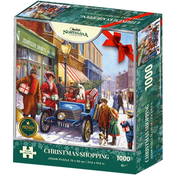 Puslespill | Christmas Shopping | Nostalgia Christmas Edition | 1000-Puslespill-Kidicraft-Kvalitetstid AS