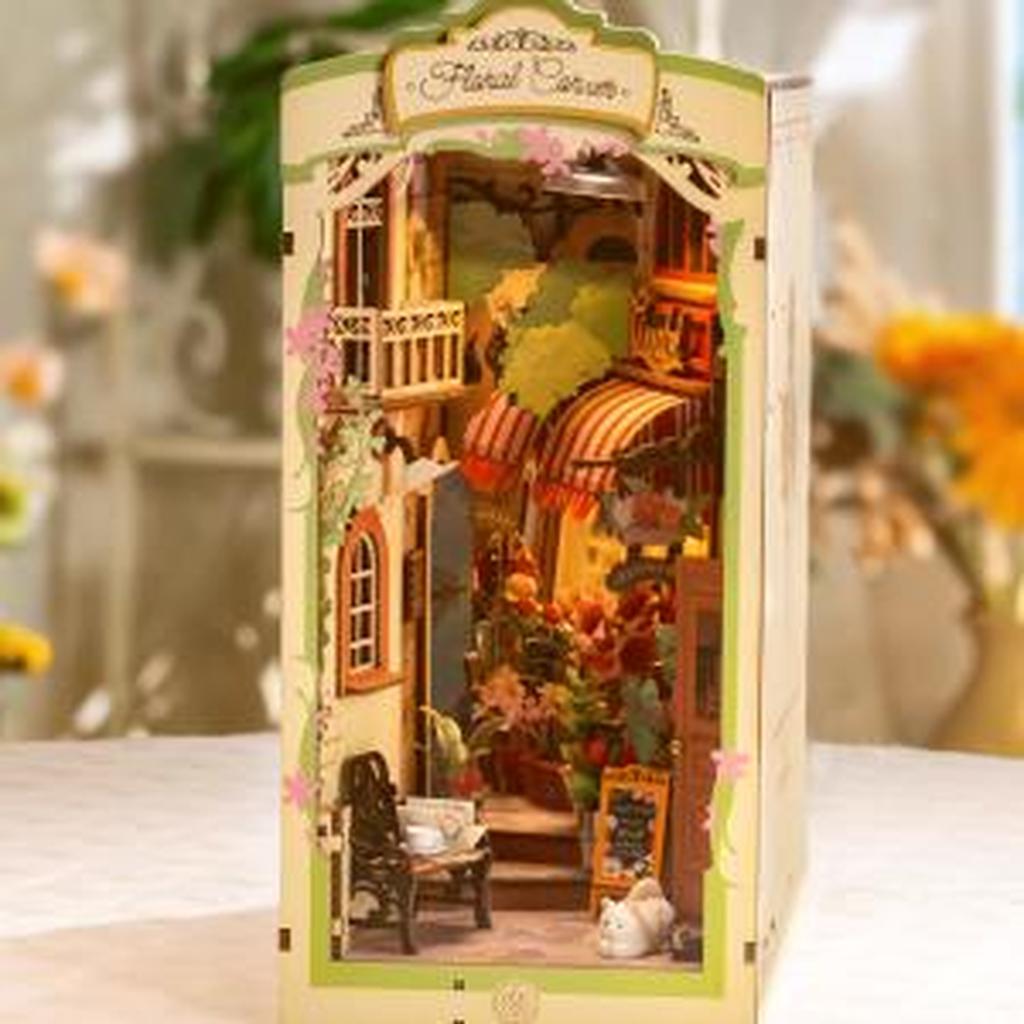 Rolife Floral Corner Boknook Miniatyr Blomsterbutikk For Hobbyentusiaster Og Samlere Av Rolife-Robotime-Kvalitetstid AS