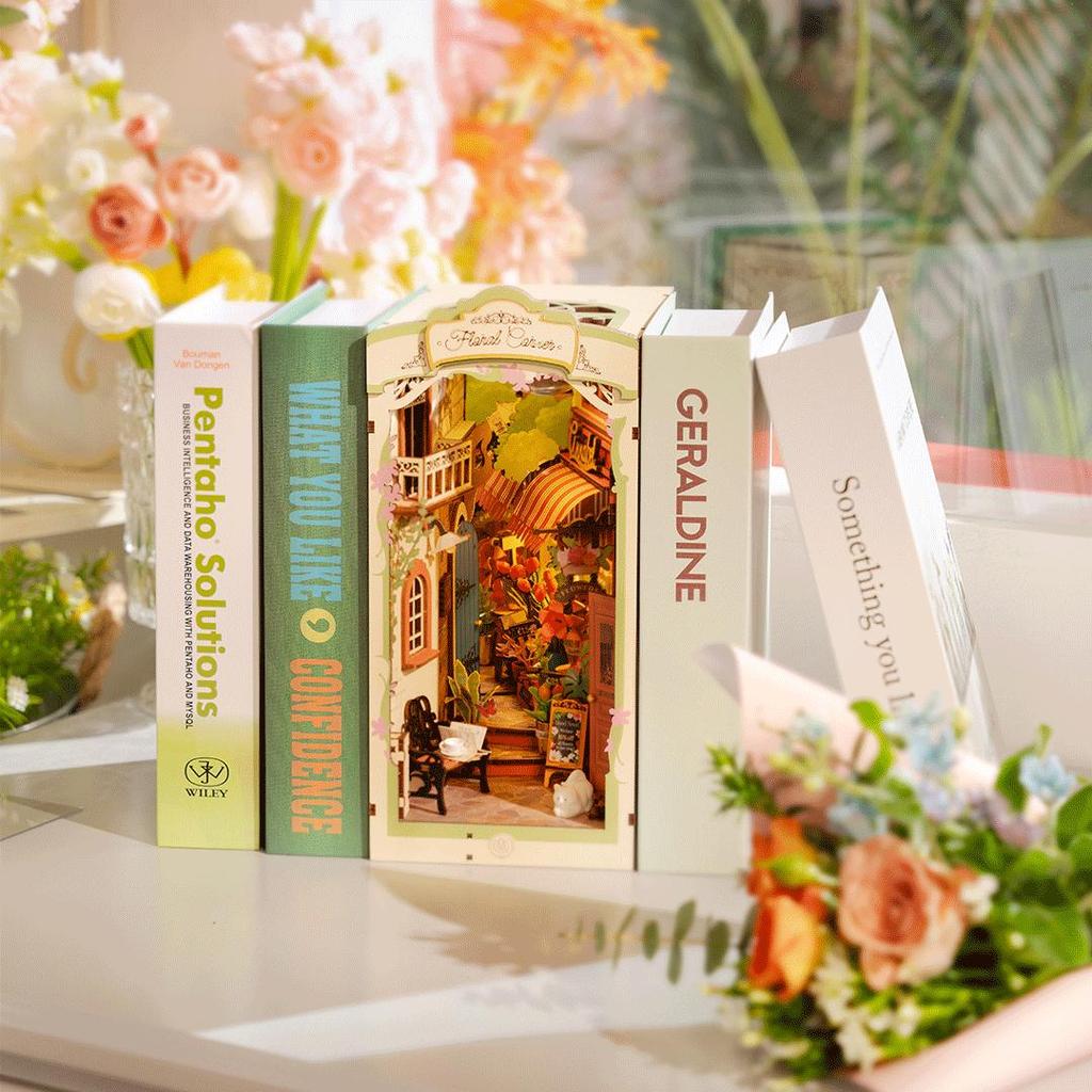 Rolife Floral Corner Boknook Miniatyr Blomsterbutikk For Hobbyentusiaster Og Samlere Av Rolife-Robotime-Kvalitetstid AS
