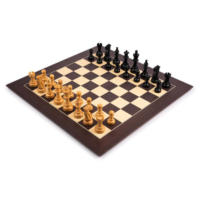 Sjakksett | Wenge Barcelona Deluxe | 50x50 cm-Sjakk-Ferrer-Kvalitetstid AS