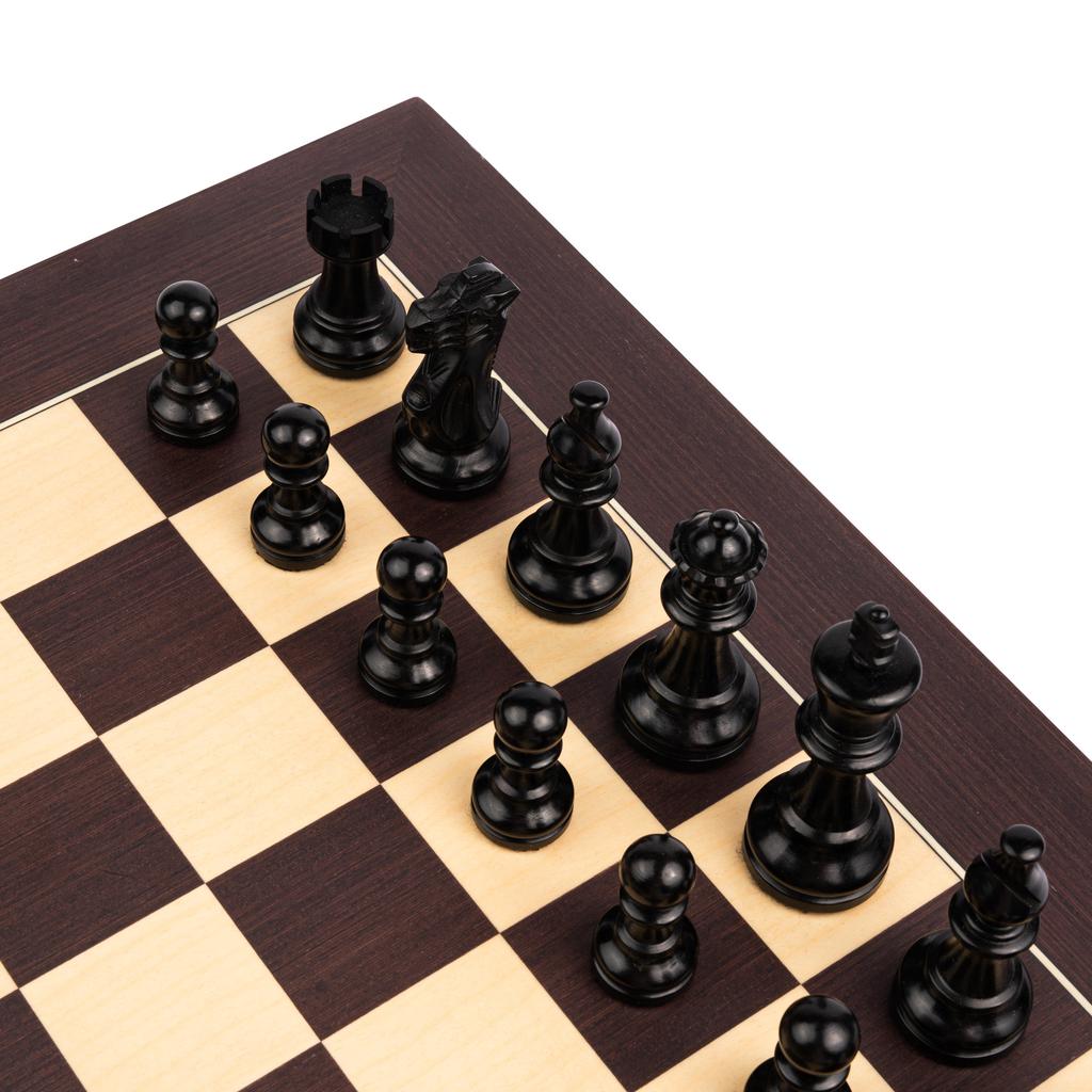 Sjakksett | Wenge Barcelona Deluxe | 50x50 cm-Sjakk-Ferrer-Kvalitetstid AS