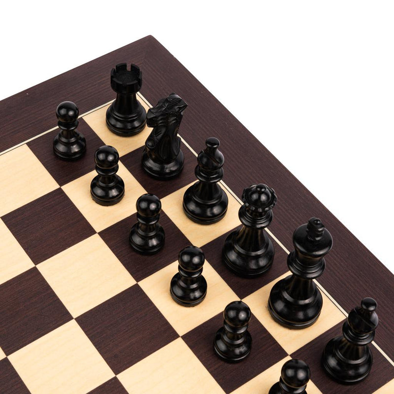 Sjakksett | Wenge Barcelona Deluxe | 50x50 cm-Sjakk-Ferrer-Kvalitetstid AS