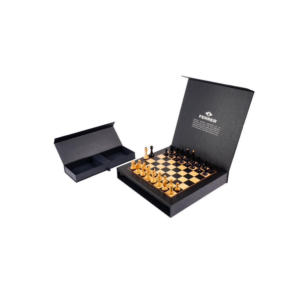 Sjakksett | Queens Gambit Official | 50x50 cm-Sjakk-Ferrer-Kvalitetstid AS