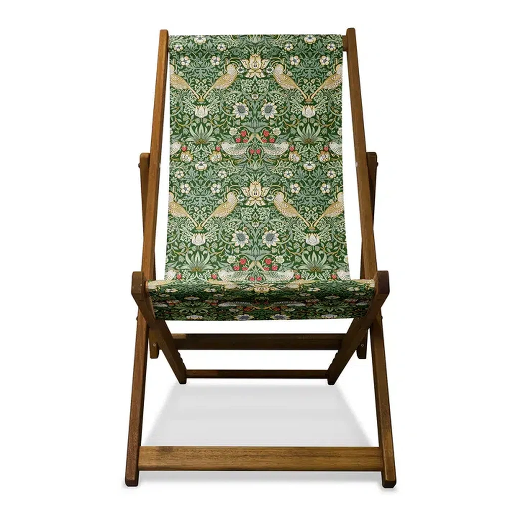 Fluktstol | William Morris design-Fluktstoler stoff-Southsea Deckchairs-WOC22008-Kvalitetstid AS