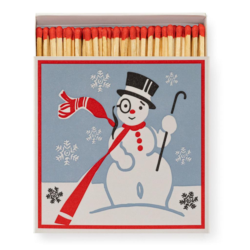 Kvadratisk Snømann Safety Matches Med Jul Motiv Eksklusivt Kvalitets Tennsett Til Hjem Og Gave-Archivist Gallery | Europe-Kvalitetstid AS