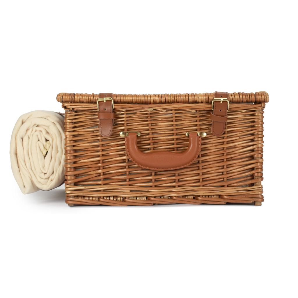 Picnic-kurv m/kjølebag | Deluxe | 2 personer-Willow Direct-Kvalitetstid AS