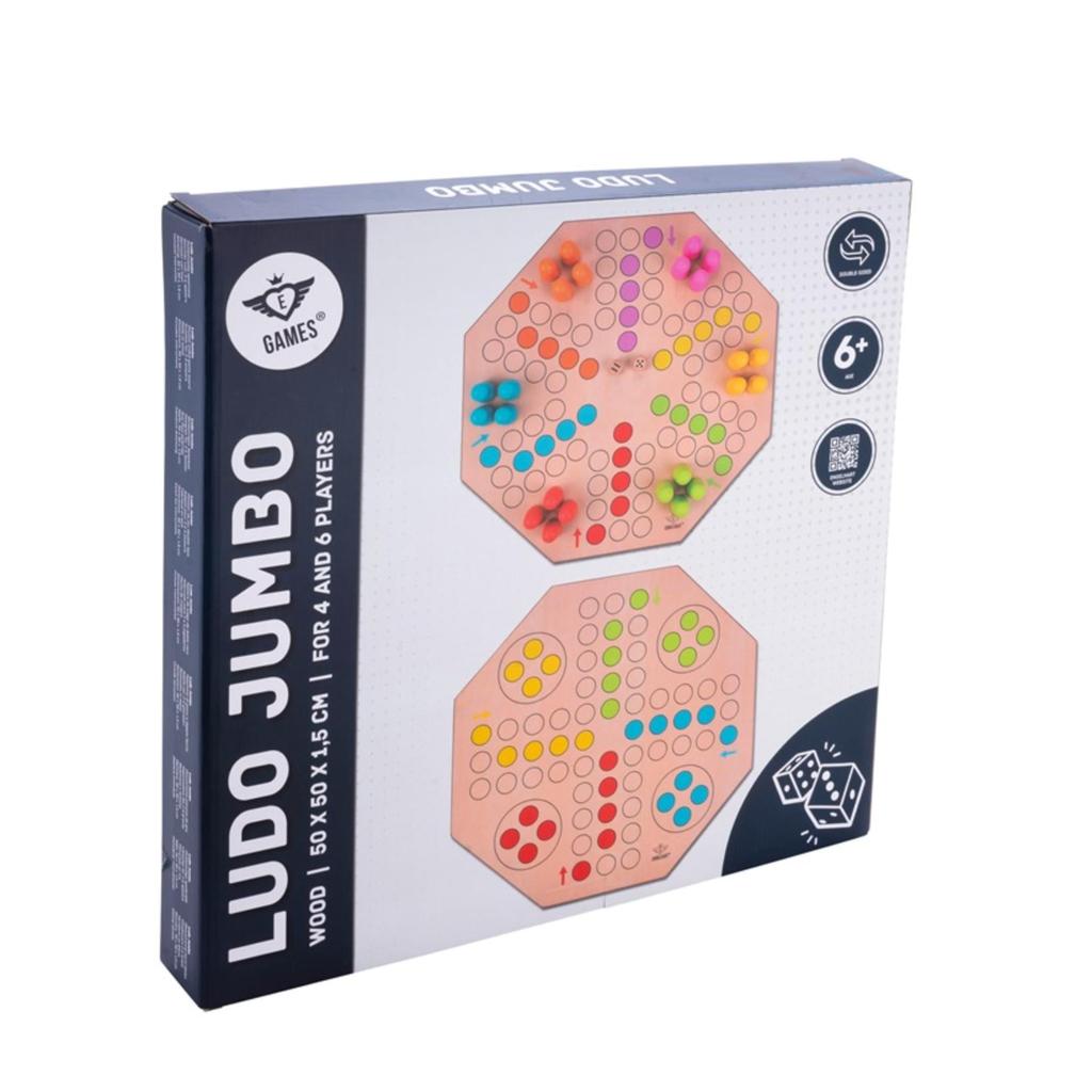 Ludo XXL | Jumbo | 6 spillere-Engelhart-Kvalitetstid AS