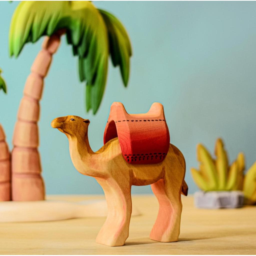 Trefigur | Kamel Med Sal-Trefigurer-Bumbu Toys-Kvalitetstid AS