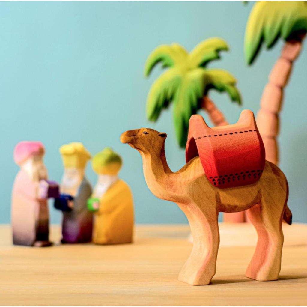 Trefigur | Kamel Med Sal-Trefigurer-Bumbu Toys-Kvalitetstid AS