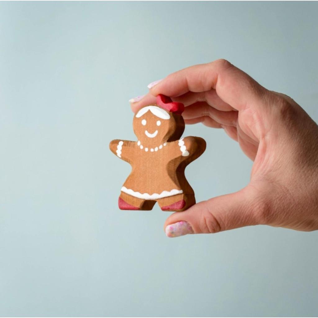 Trefigur | Pepperkakedame-Trefigurer-Bumbu Toys-Kvalitetstid AS