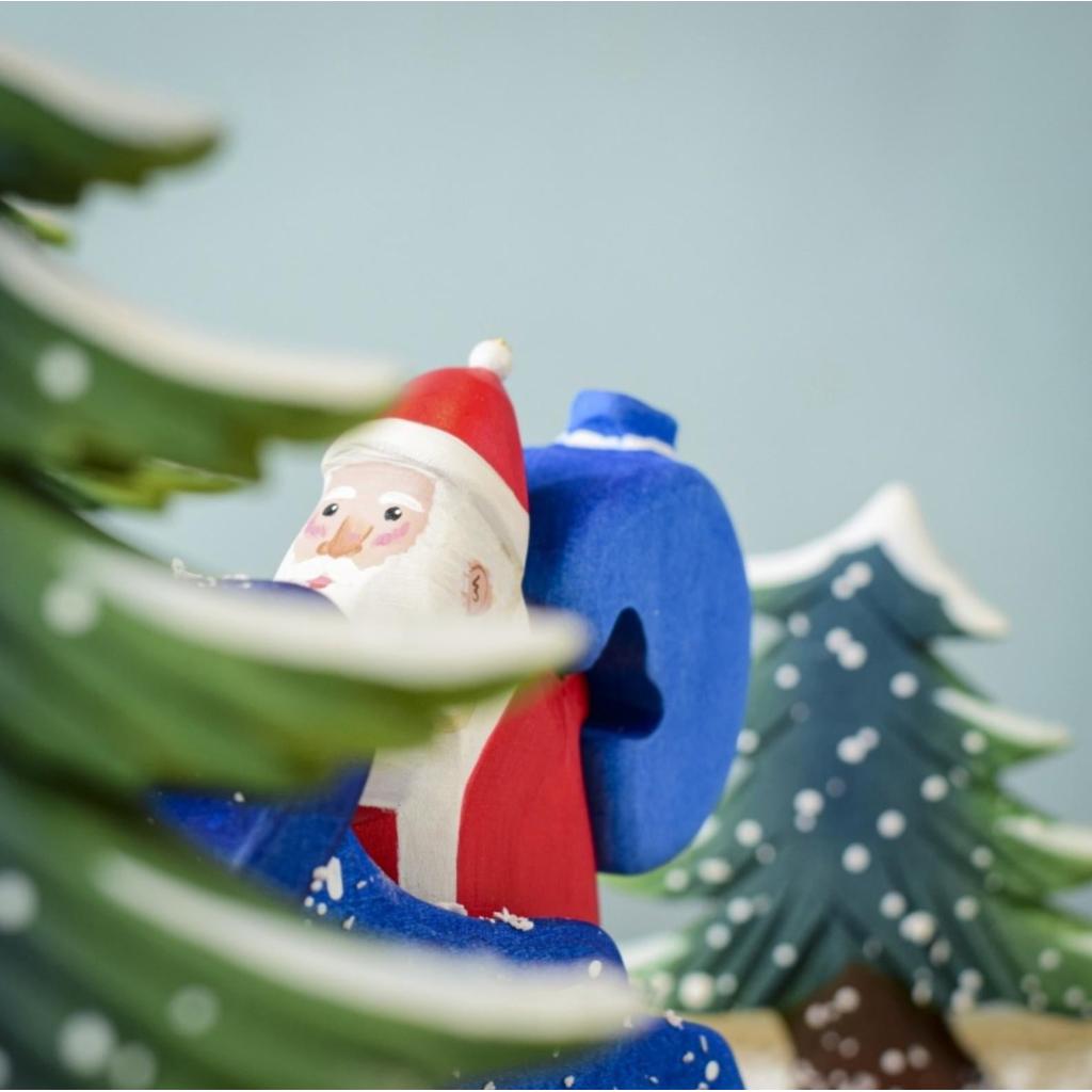 Trefigur | Grantrær i Vinterstemning-Trefigurer-Bumbu Toys-Kvalitetstid AS