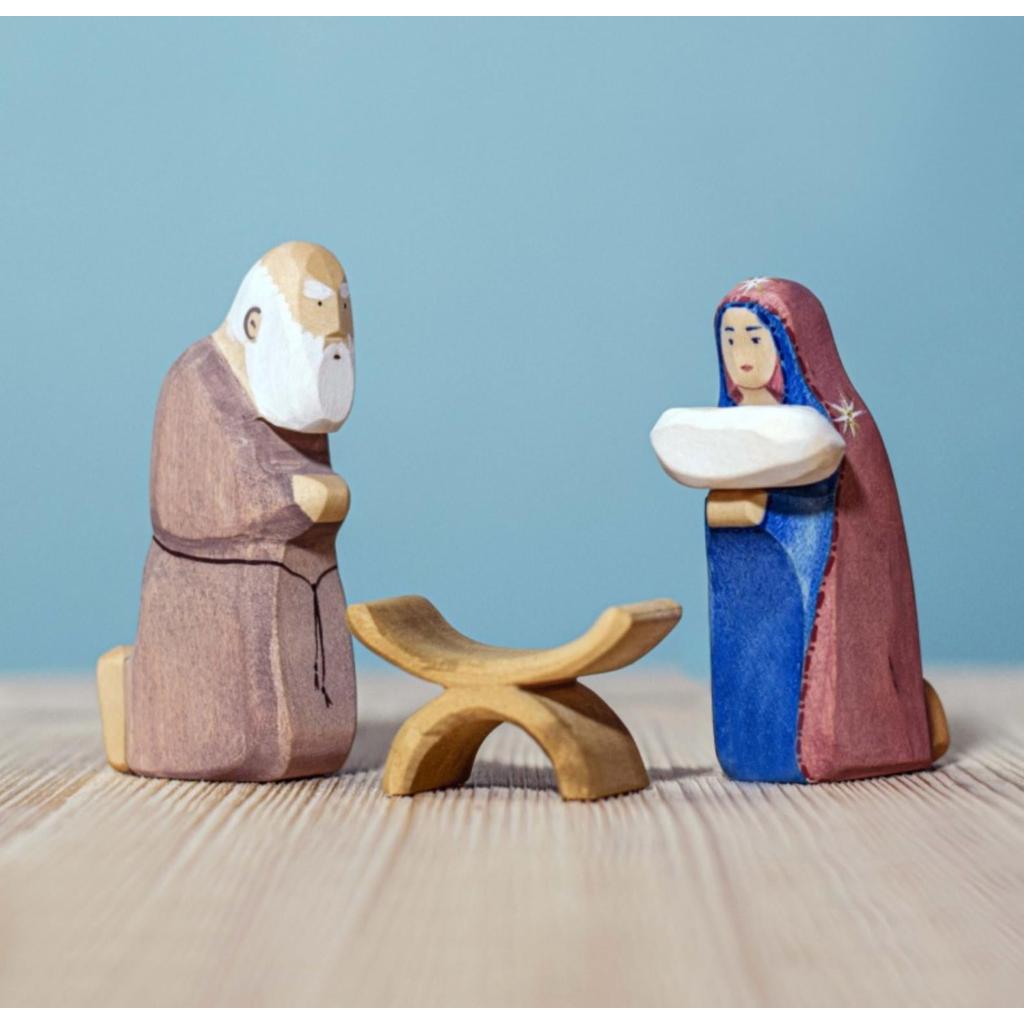 Trefigur | Jomfru Maria-Trefigurer-Bumbu Toys-Kvalitetstid AS