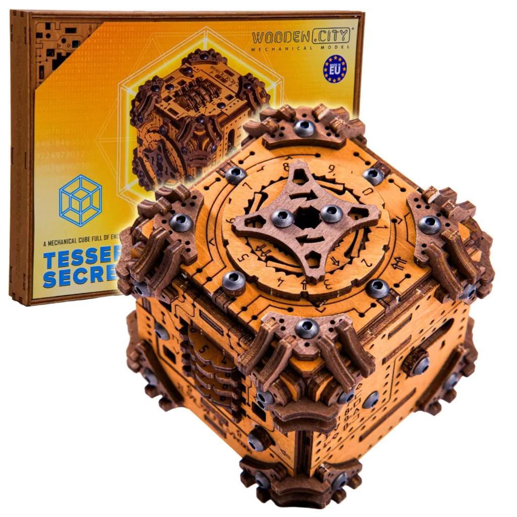 Escape Puzzle Box Tesseract's Secret-Wooden City-Kvalitetstid AS