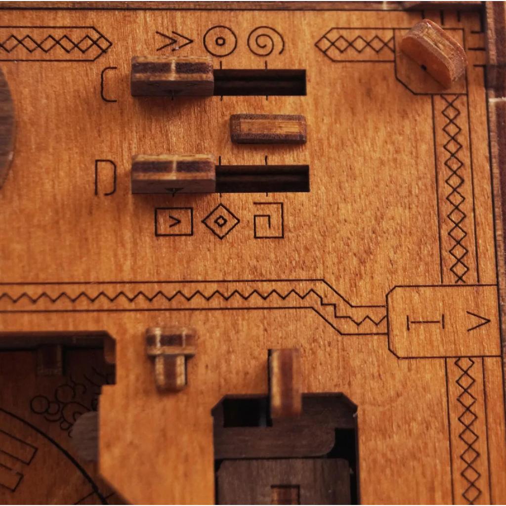 Escape Room Box Maya Pyramid-Wooden City-Kvalitetstid AS