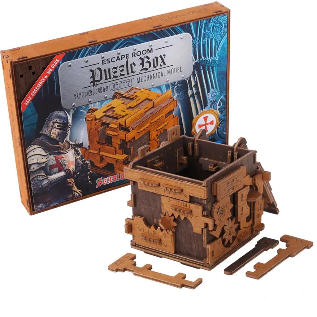 Escape room Puzzle box-Wooden City-Kvalitetstid AS