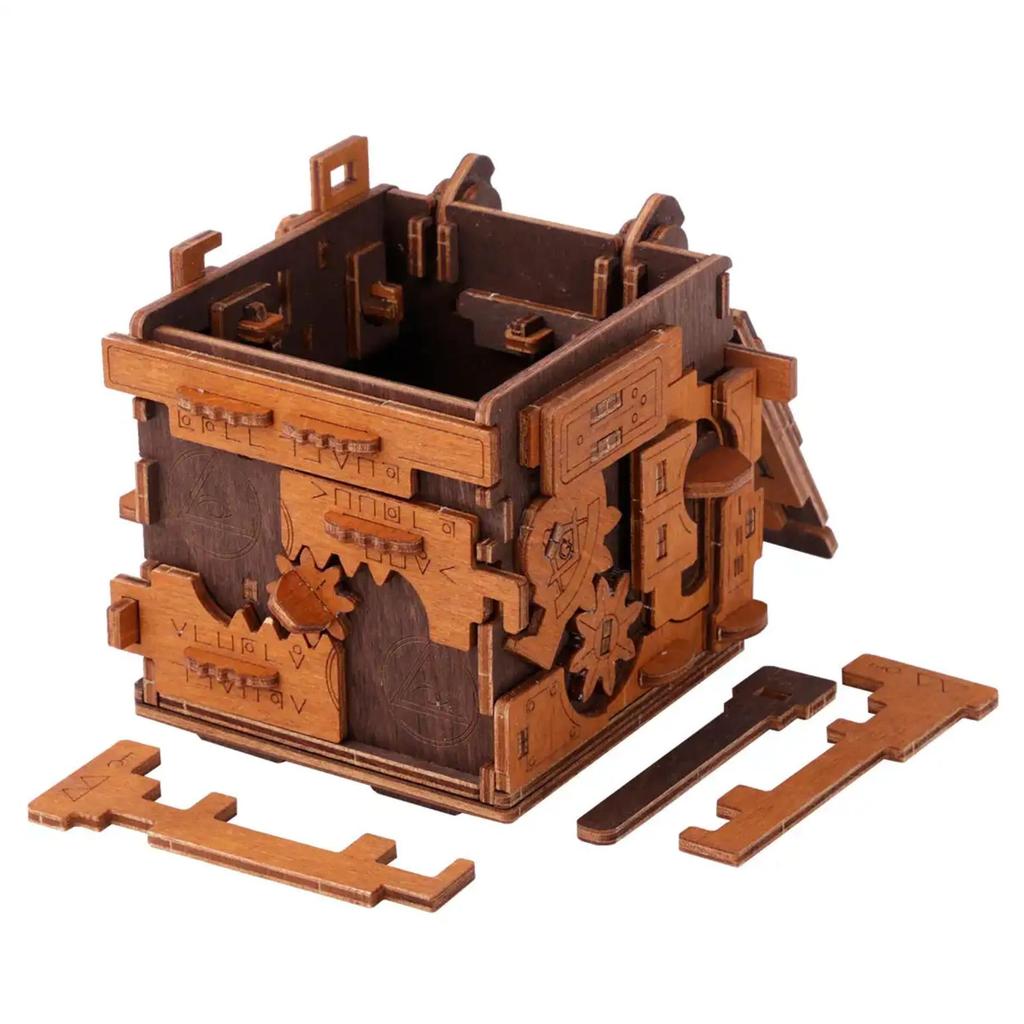 Escape room Puzzle box-Wooden City-Kvalitetstid AS