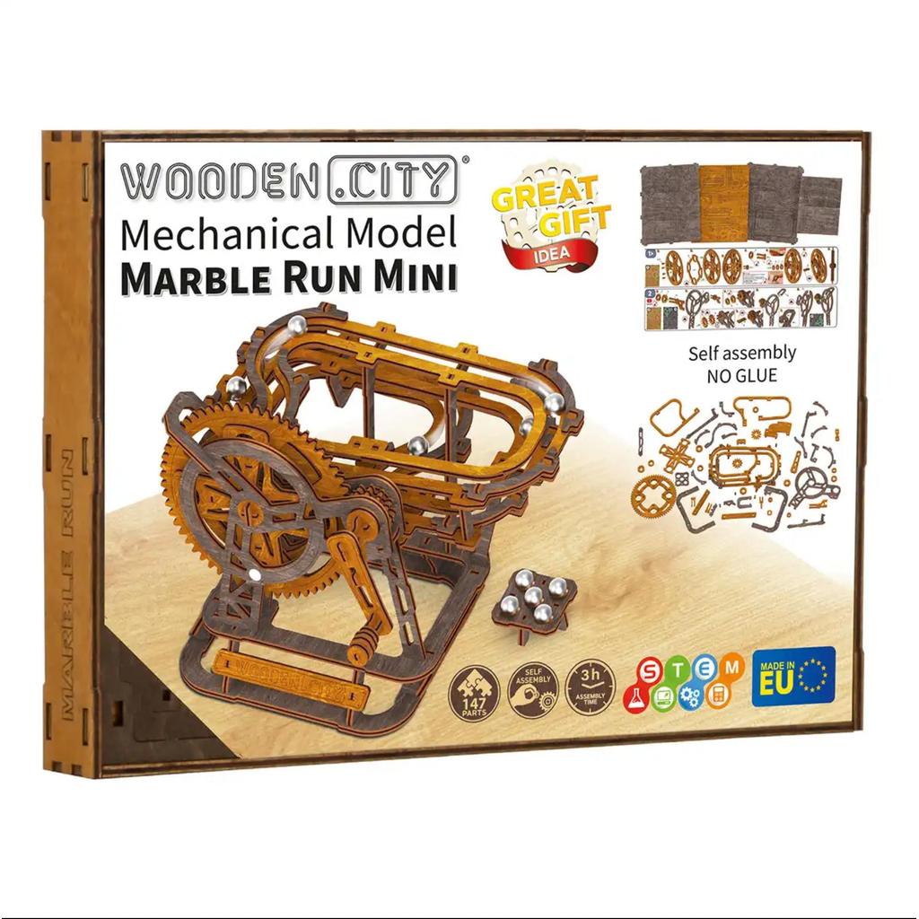 Marble Run mini-Wooden City-Kvalitetstid AS
