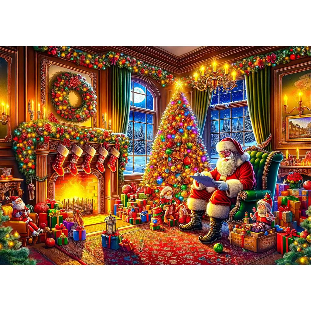 Christmas Eve Magic Puslespill For Familie Og Hygge-Wooden City-Kvalitetstid AS