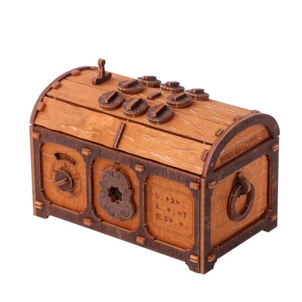 3D Pusleboks Escape Room Laserkuttet Bjørk For Puslespillentusiaster Fra Wooden City-Pusleboks-Wooden City-Kvalitetstid AS