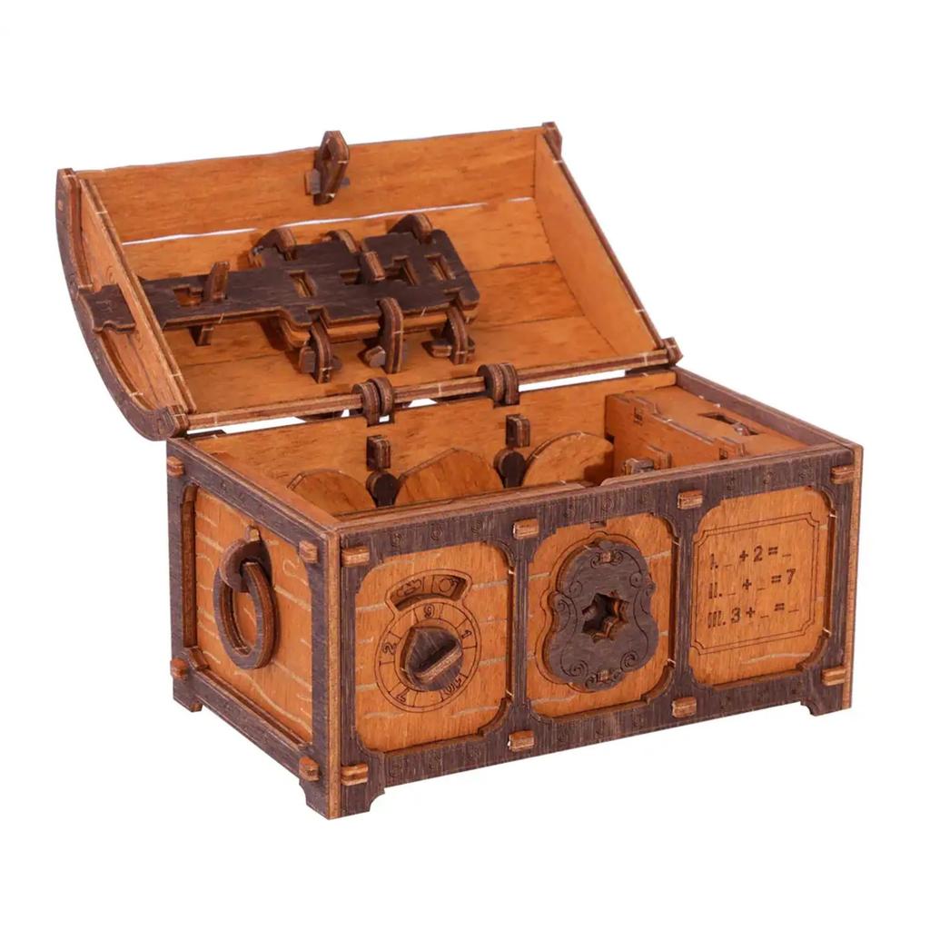 3D Pusleboks Escape Room Laserkuttet Bjørk For Puslespillentusiaster Fra Wooden City-Pusleboks-Wooden City-Kvalitetstid AS