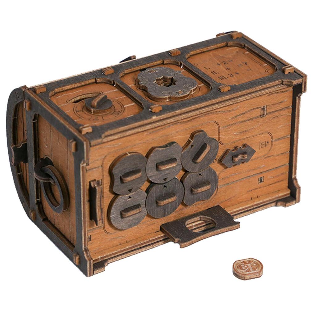 3D Pusleboks Escape Room Laserkuttet Bjørk For Puslespillentusiaster Fra Wooden City-Pusleboks-Wooden City-Kvalitetstid AS