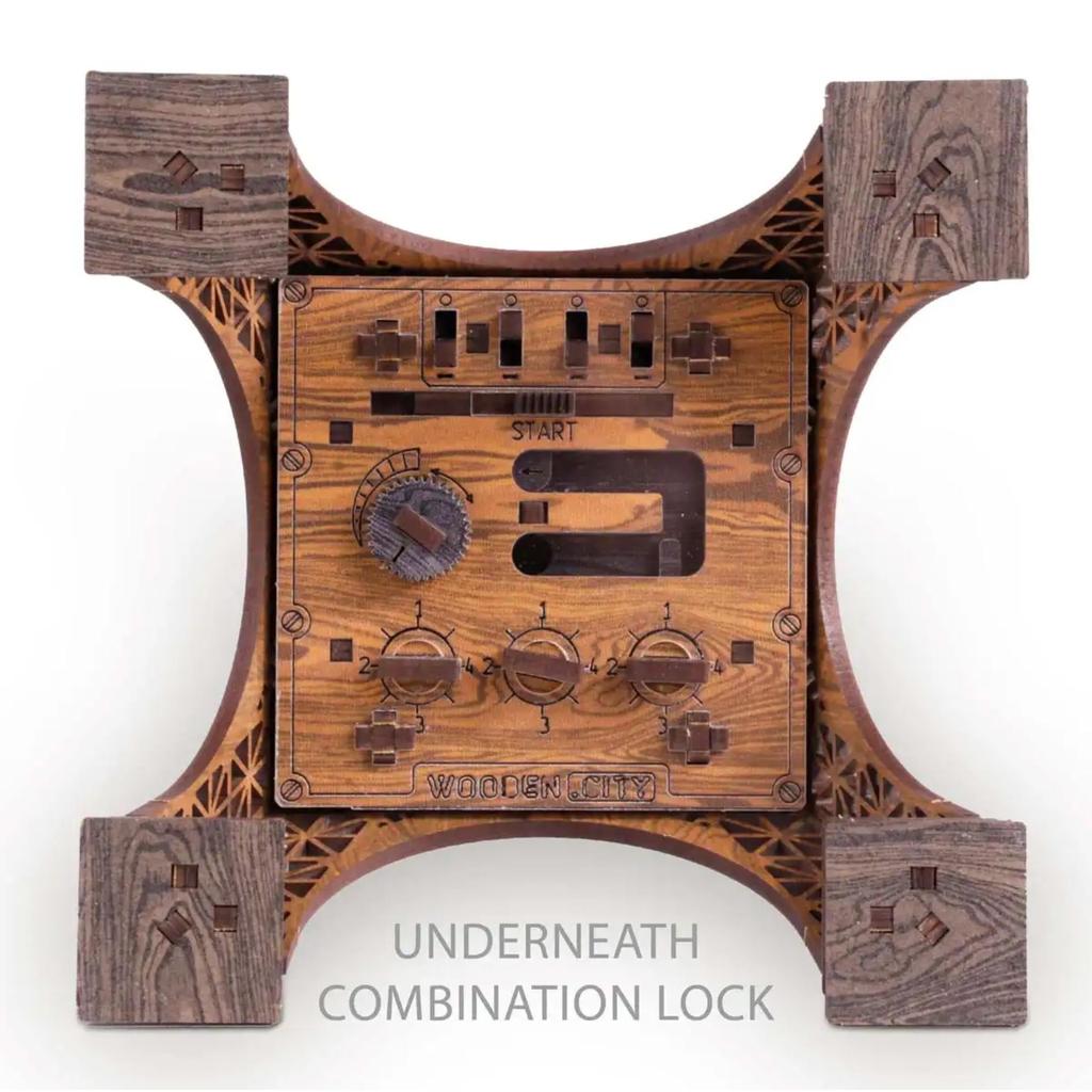 Pusleboks Escape Room Eiffeltårnet 3D Tremodell For Kreative Puslespiller Entusiaster Wooden City-Pusleboks-Wooden City-Kvalitetstid AS