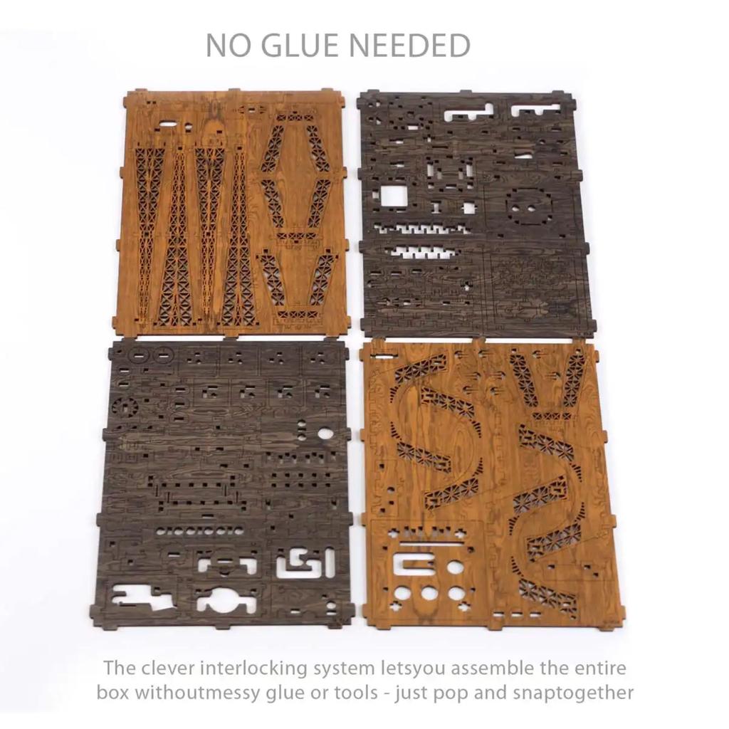 Pusleboks Escape Room Eiffeltårnet 3D Tremodell For Kreative Puslespiller Entusiaster Wooden City-Pusleboks-Wooden City-Kvalitetstid AS