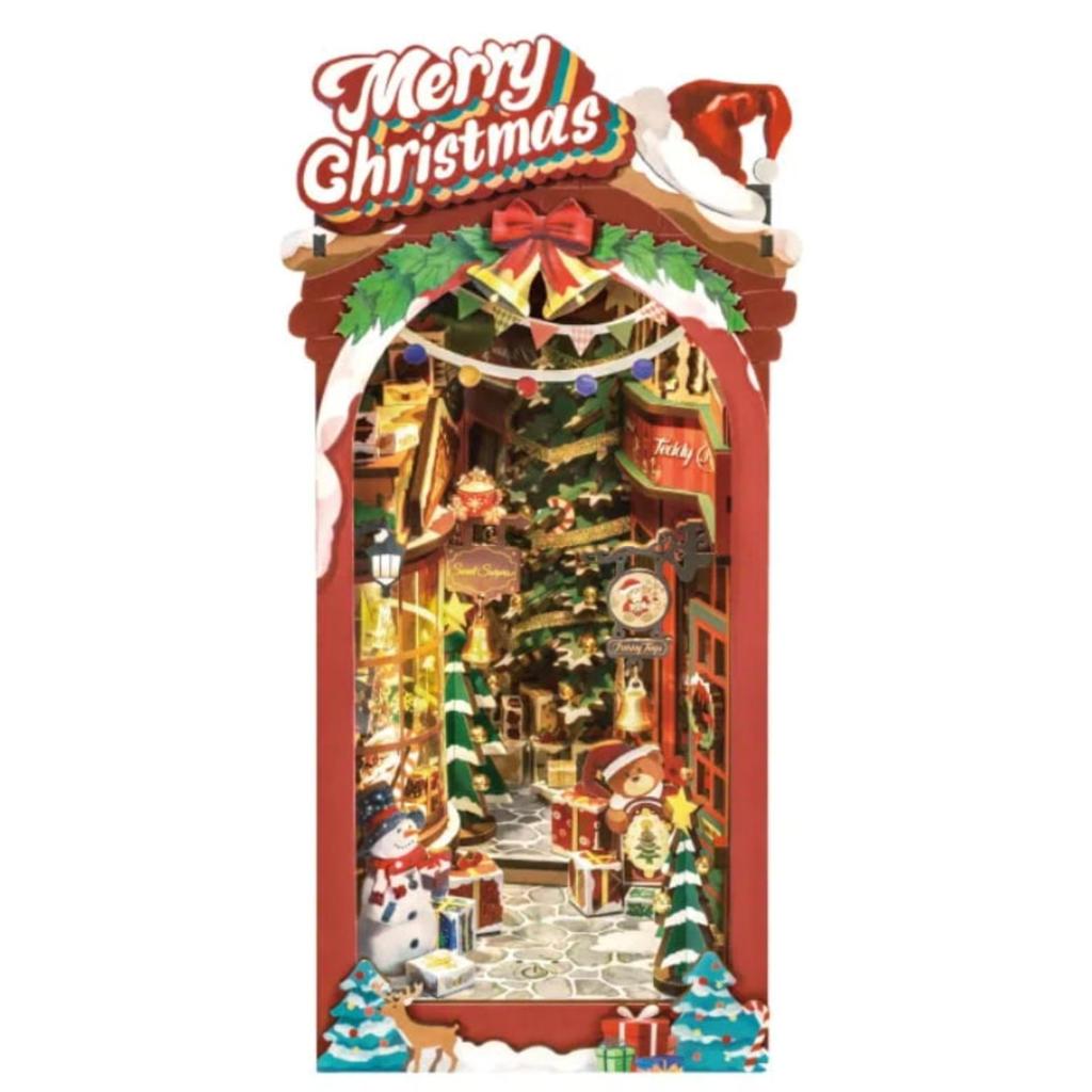 Julelandskap Diorama Romantisk Retro Stil Med 289 Brikker Robotime Alder 14 år og eldre Hyggelig Dekor-Robotime-Kvalitetstid AS