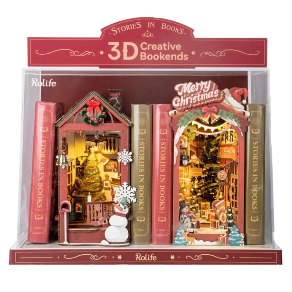 Julelandskap Diorama Romantisk Retro Stil Med 289 Brikker Robotime Alder 14 år og eldre Hyggelig Dekor-Robotime-Kvalitetstid AS