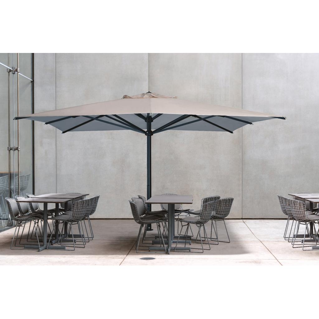 Parasoll Verona Dark – teleskopparasoll for terrasse og uteservering | Scolaro | Scolaro