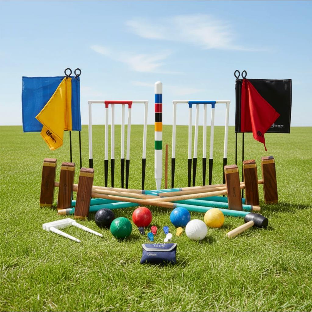 Krokketsett Mesterskaps Croquet Tre | Uber Games | Uber Games