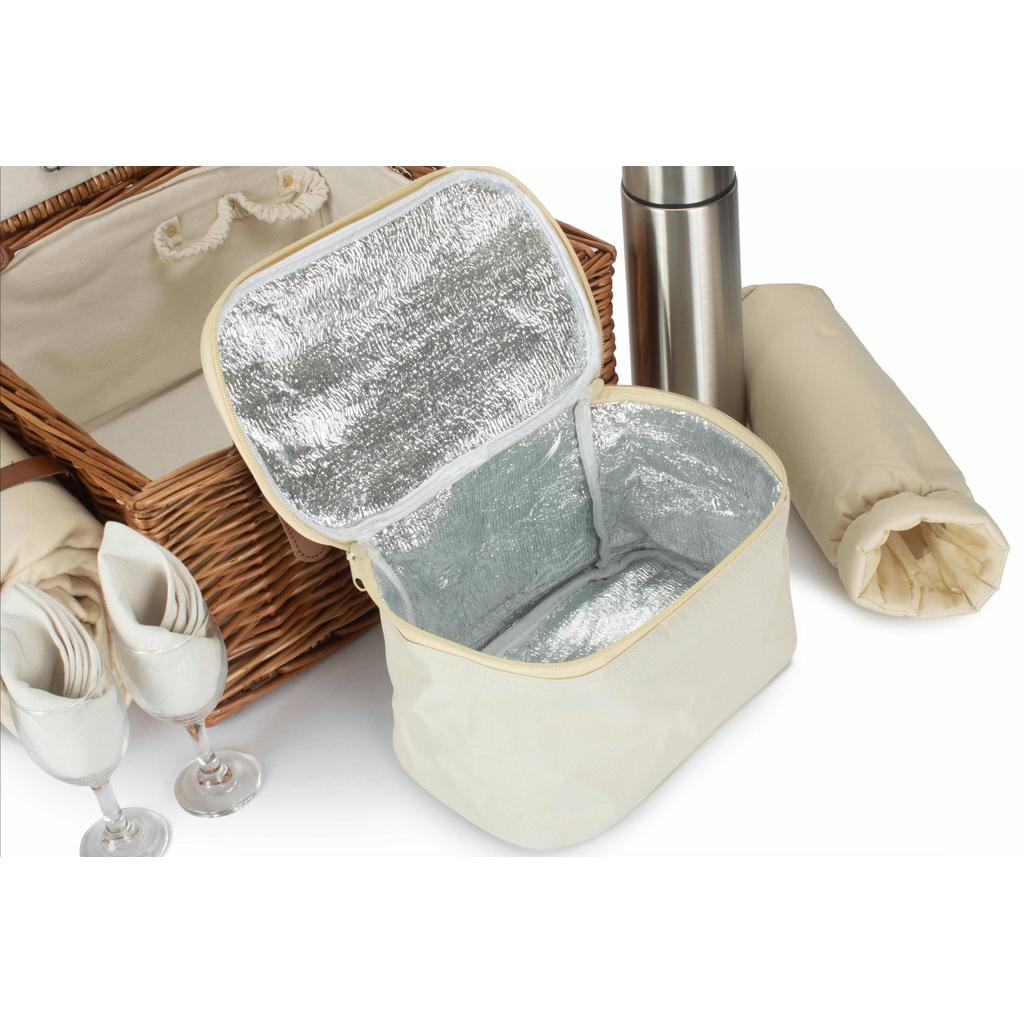 Picnic-kurv m/kjølebag | Deluxe | 2 personer-Willow Direct-Kvalitetstid AS