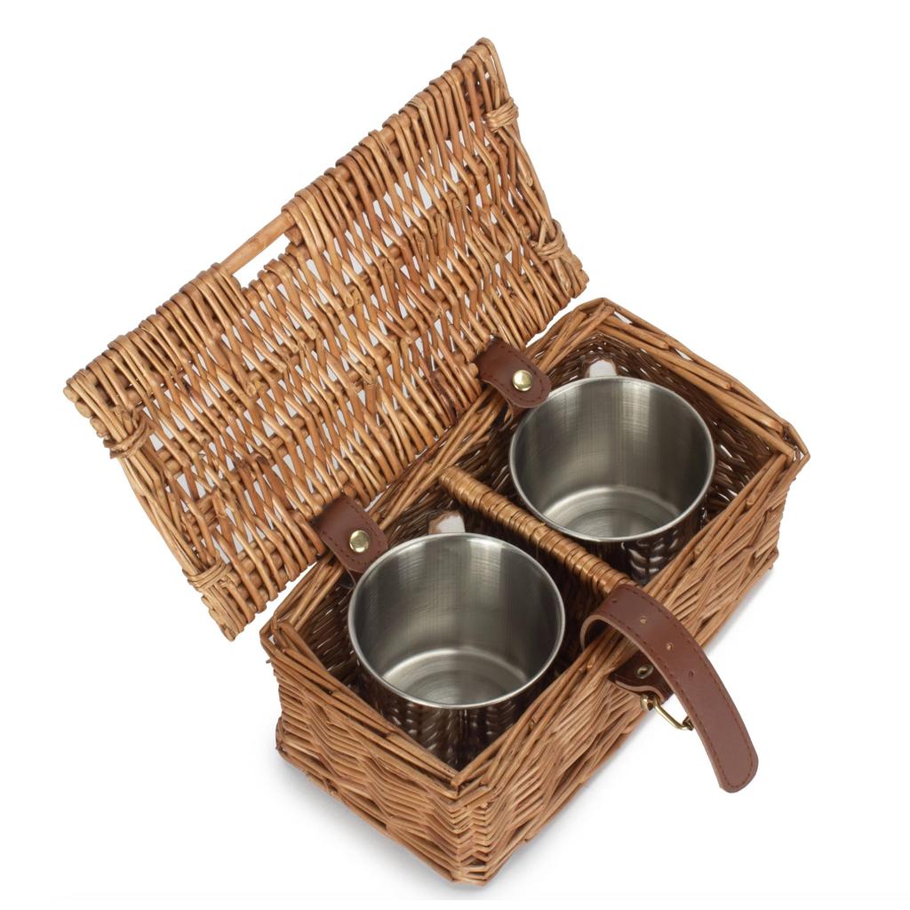 Picnic-kurv m/kjølebag | Deluxe | 2 personer-Willow Direct-Kvalitetstid AS