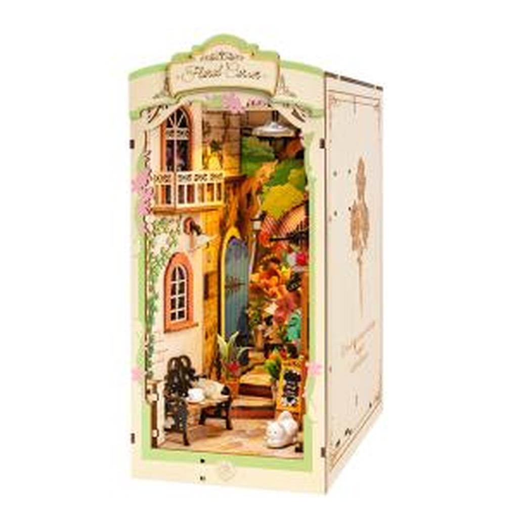 Rolife Floral Corner Boknook Miniatyr Blomsterbutikk For Hobbyentusiaster Og Samlere Av Rolife-Robotime-Kvalitetstid AS