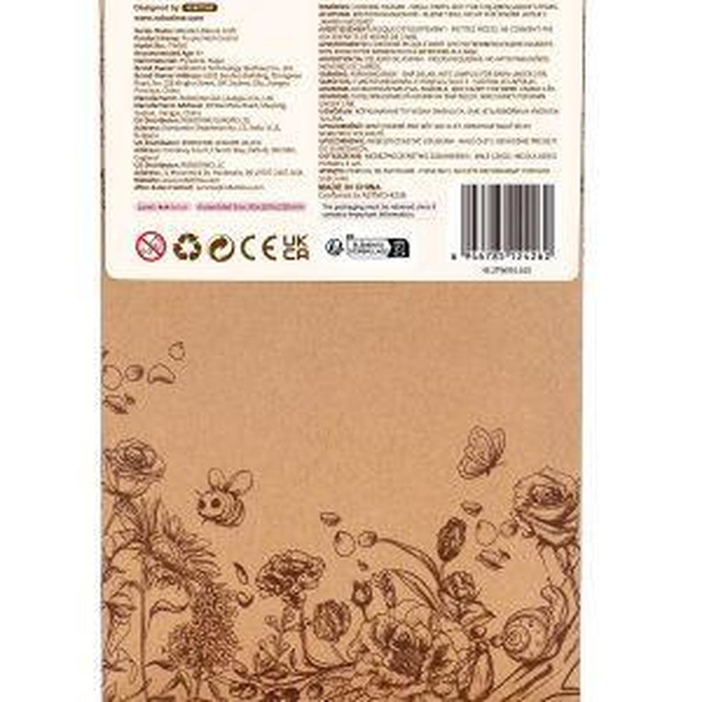 Rowood Treblomster Byggesett Orkidé Lilla 3D DIY Pussel For Hobbyentusiaster Og Gaveidé-Robotime-Kvalitetstid AS