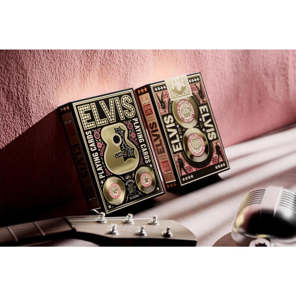 Theory11 Elvis Spillekort Premium Kortsett Med Elvis Tema For Samlere Og Magikere-Kortstokker-Cardshouse-Kvalitetstid AS