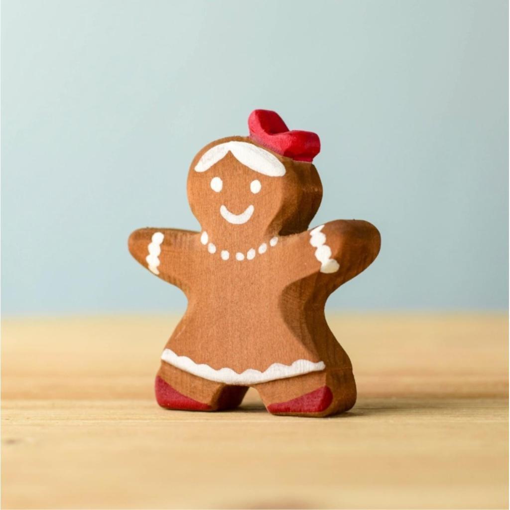 Trefigur | Pepperkakedame-Trefigurer-Bumbu Toys-Kvalitetstid AS