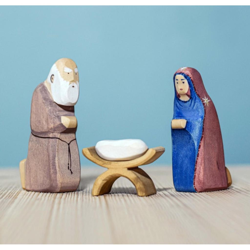 Trefigur | Jesus Krybbe-Trefigurer-Bumbu Toys-Kvalitetstid AS